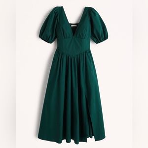 Abercrombie Green Midi Dress